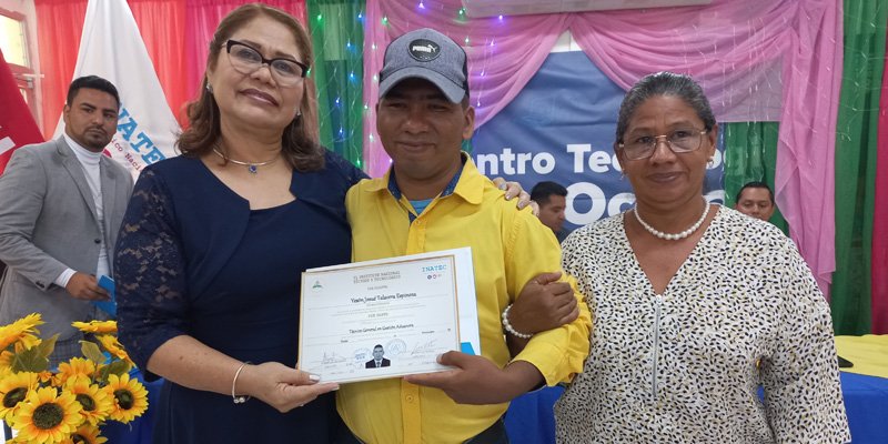 La ciudad de Ocotal cuenta con 65 nuevos técnicos profesionales