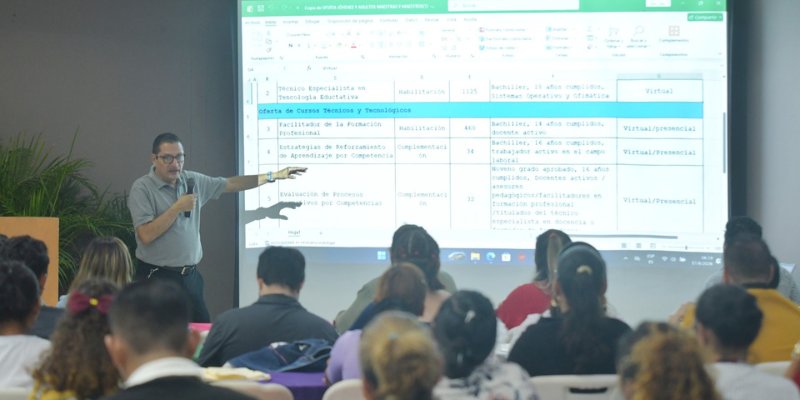 Programa de formación para más de dos mil maestros de educación de jóvenes y adultos