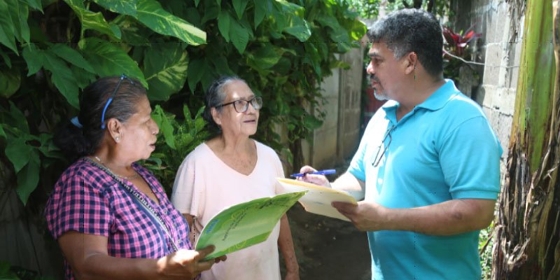 Visitas a protagonistas en el Barrio Villa Roma, Distrito III de Managua