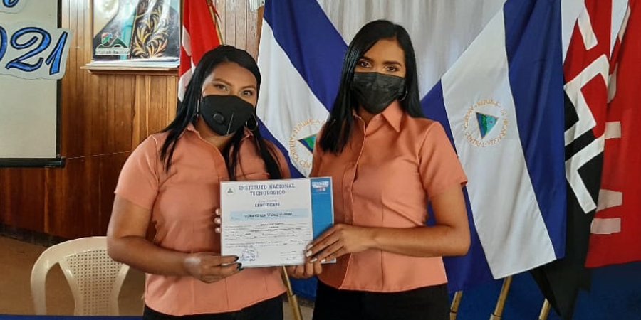 Protagonistas de Jinotega reciben certificados de culminación de los Cursos Libres y Modulares