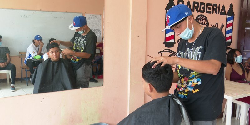 Recorrido por la Escuela Municipal de Oficio Cmdte. Camilo Ortega en Ciudad Sandino