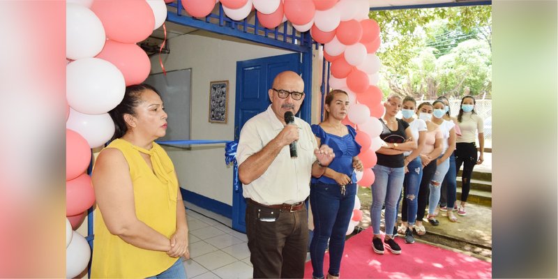 Centro Tecnológico de Chinandega estrena moderna Aula de Belleza rehabilitada y equipada